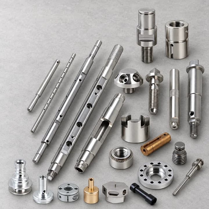 Individuell bearbeitete Hardware auf einem strukturierten Betonhintergrund