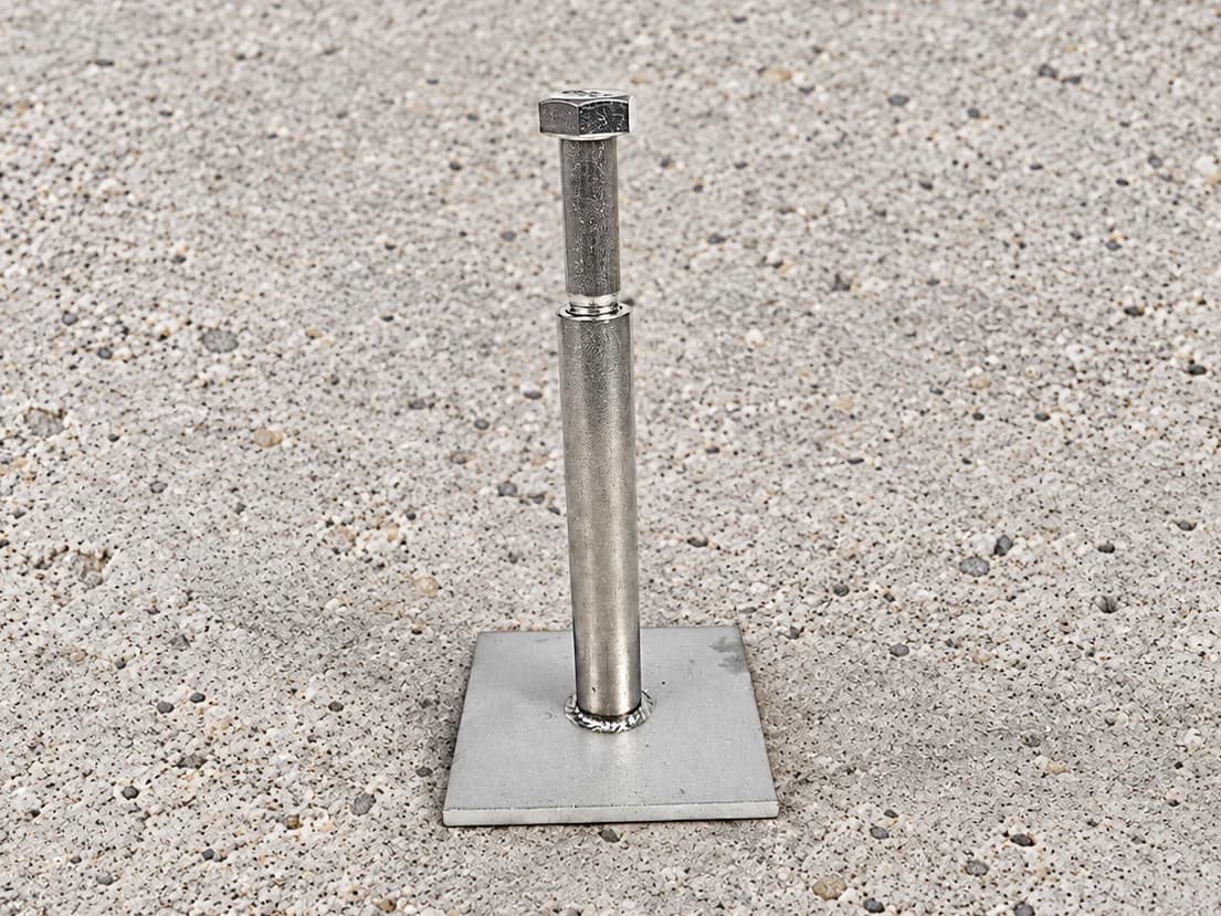 Flachplatten-Hebeanker: Gewinde- und Körperdetails